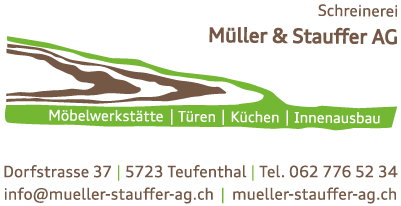 Schreinerei Müller & Stauffer AG, Dorfstrasse 37, 5723 Teufenthal AG 